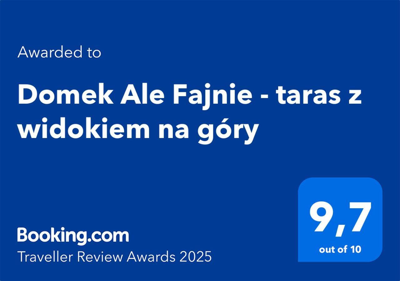 Domek Ale Fajnie - Taras Z Widokiem Na Gory Karpacz Exteriör bild